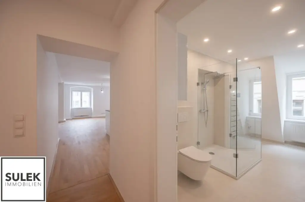 VIDEO-TOUR: traumhafte 3 Zimmer DG-Wohnung mit großem Wohnsalon in Bestlage * mit Blick zum Stephansdom *