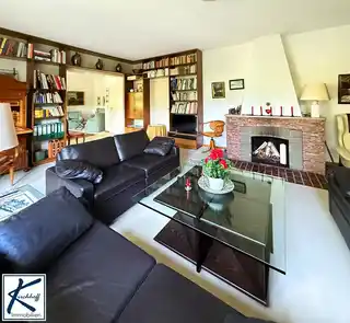 Wohnenbereich mit Kamin