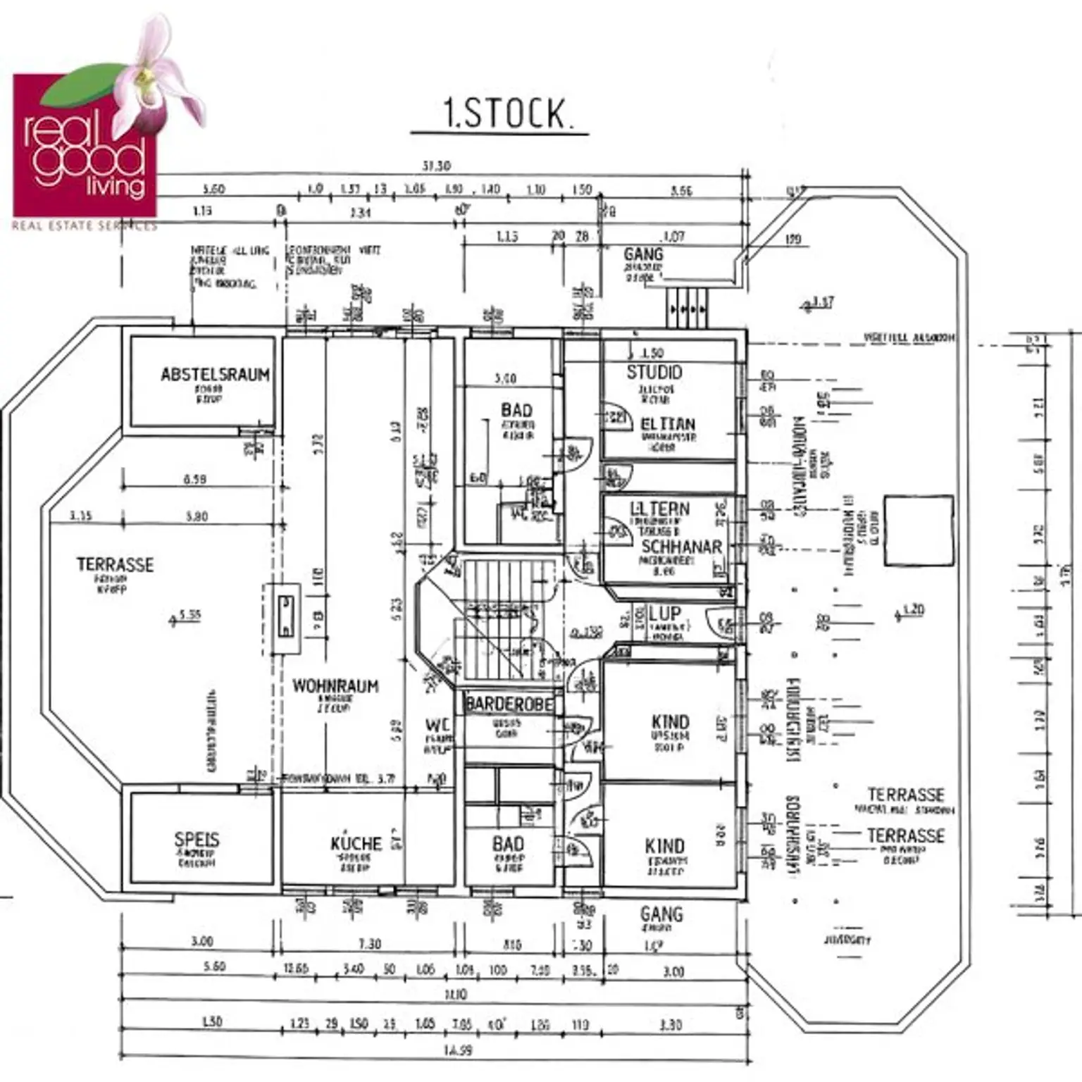 Exklusive Villa mit Pool, Terrassen, Wintergarten & großer Garage in Klosterneuburg-Weidling