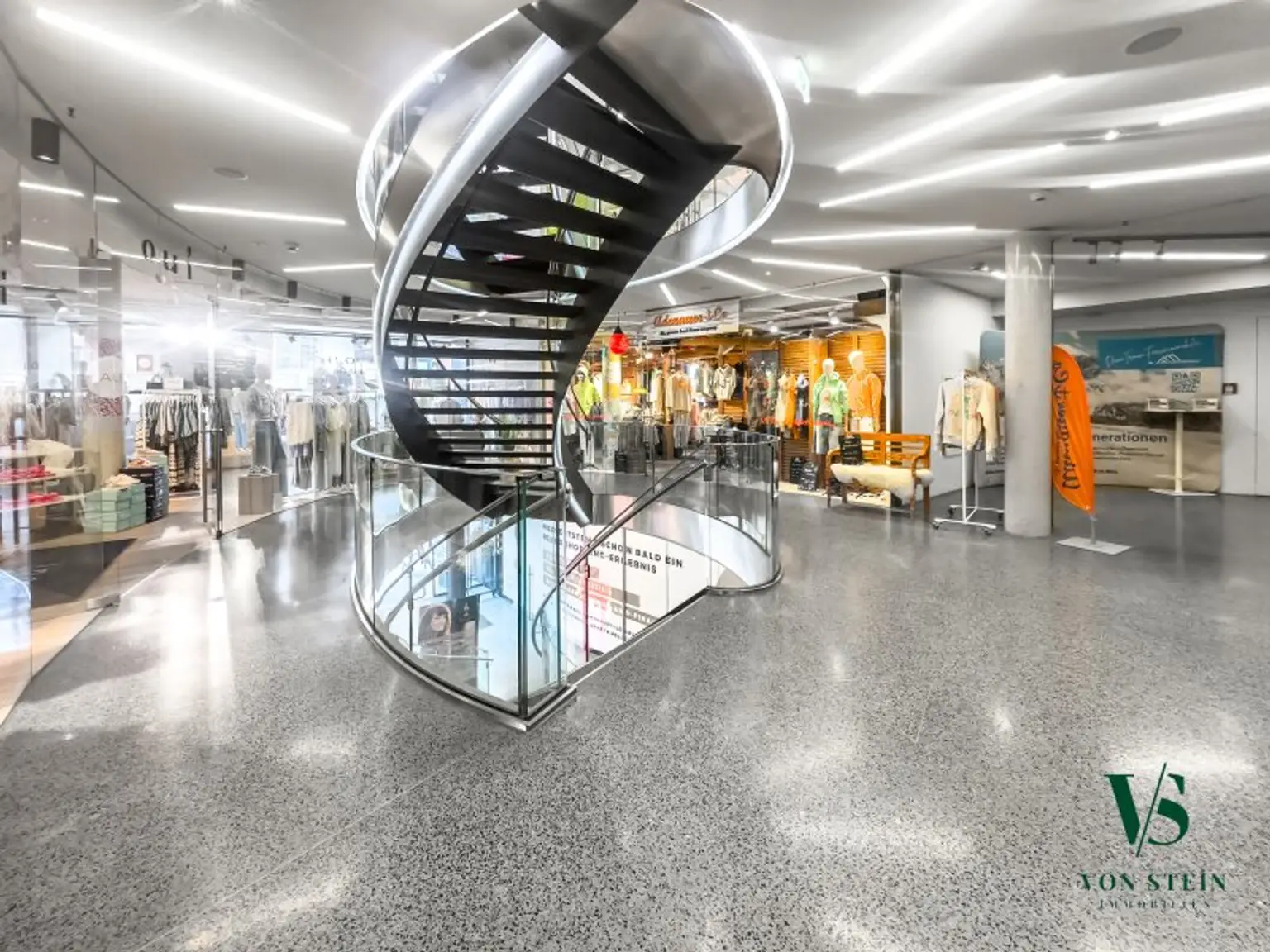 Blick aus Geschäfstlokal