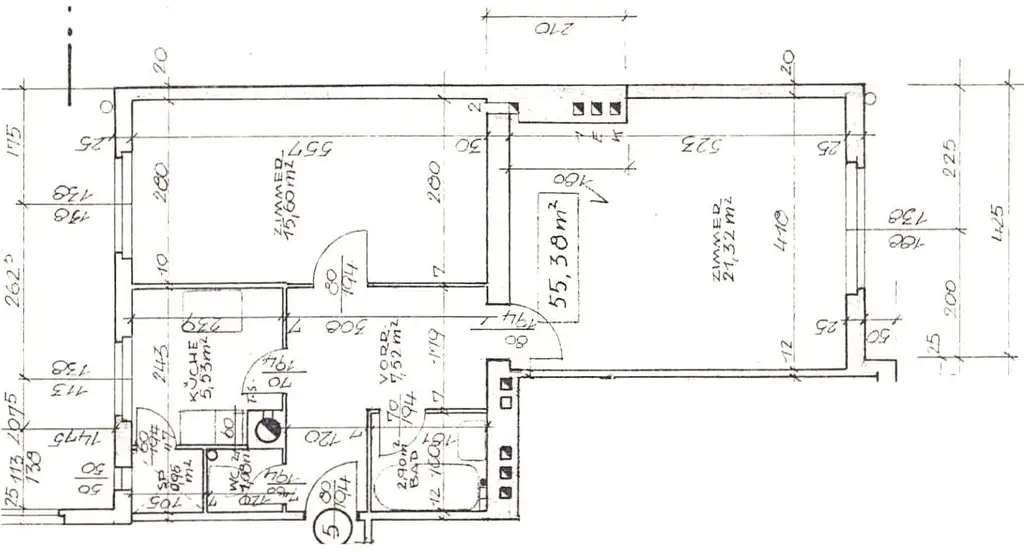 2-Zimmer-Whg. nahe Floridsdorfer Spitz inkl. Zinshaus-Anteil