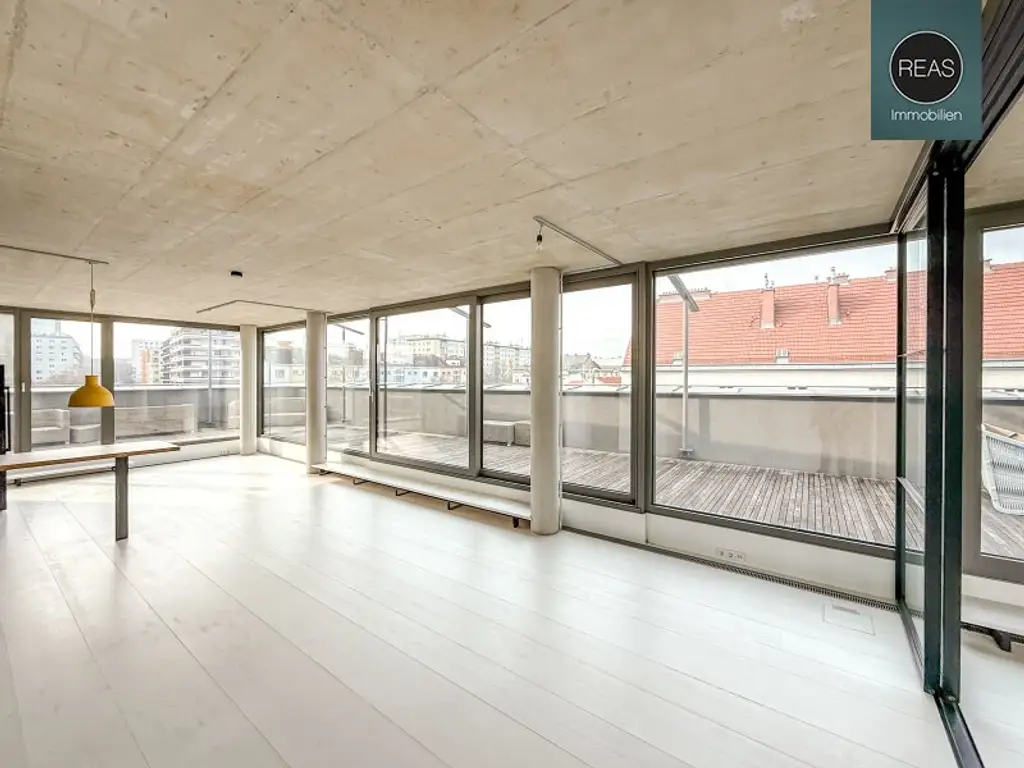 Atemberaubendes Penthouse Loft in der Brotfabrik Wien!