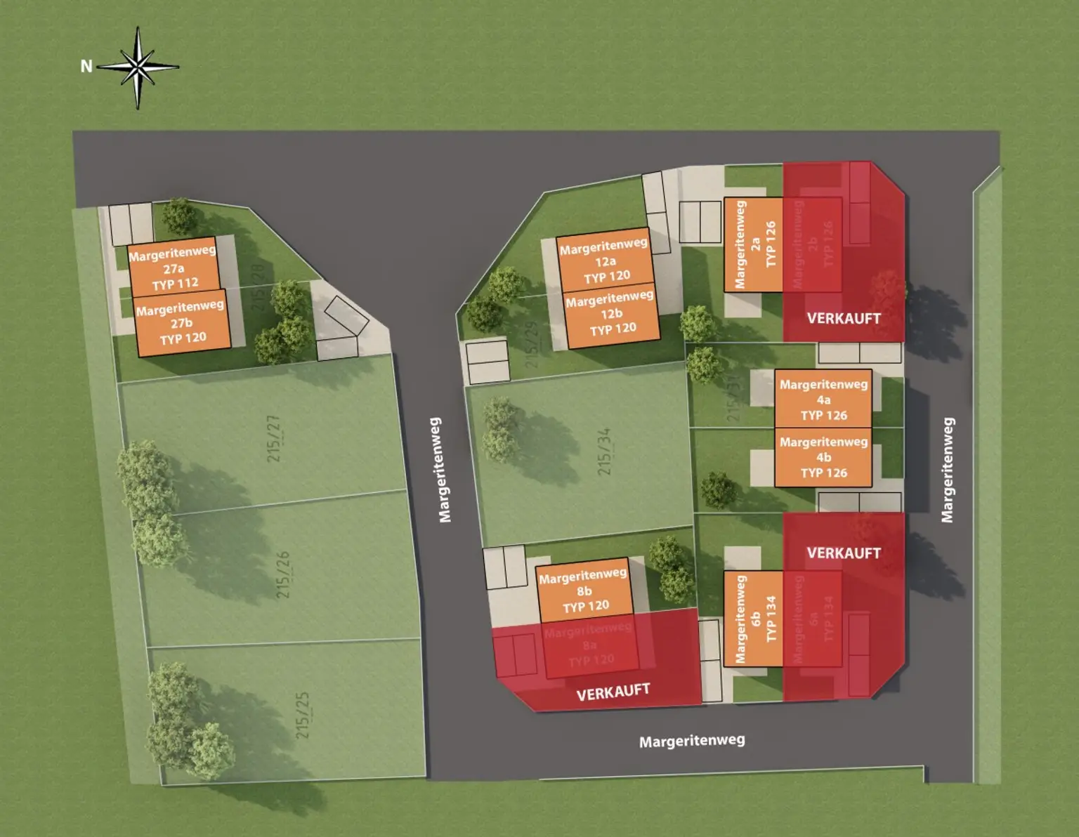 Lageplan aktuell | ++ LETZTE DOPPELHAUSHÄLFTE ++ Typ 112 in Guntramsdorf – JETZT kaufen | Prima Service Immobilien