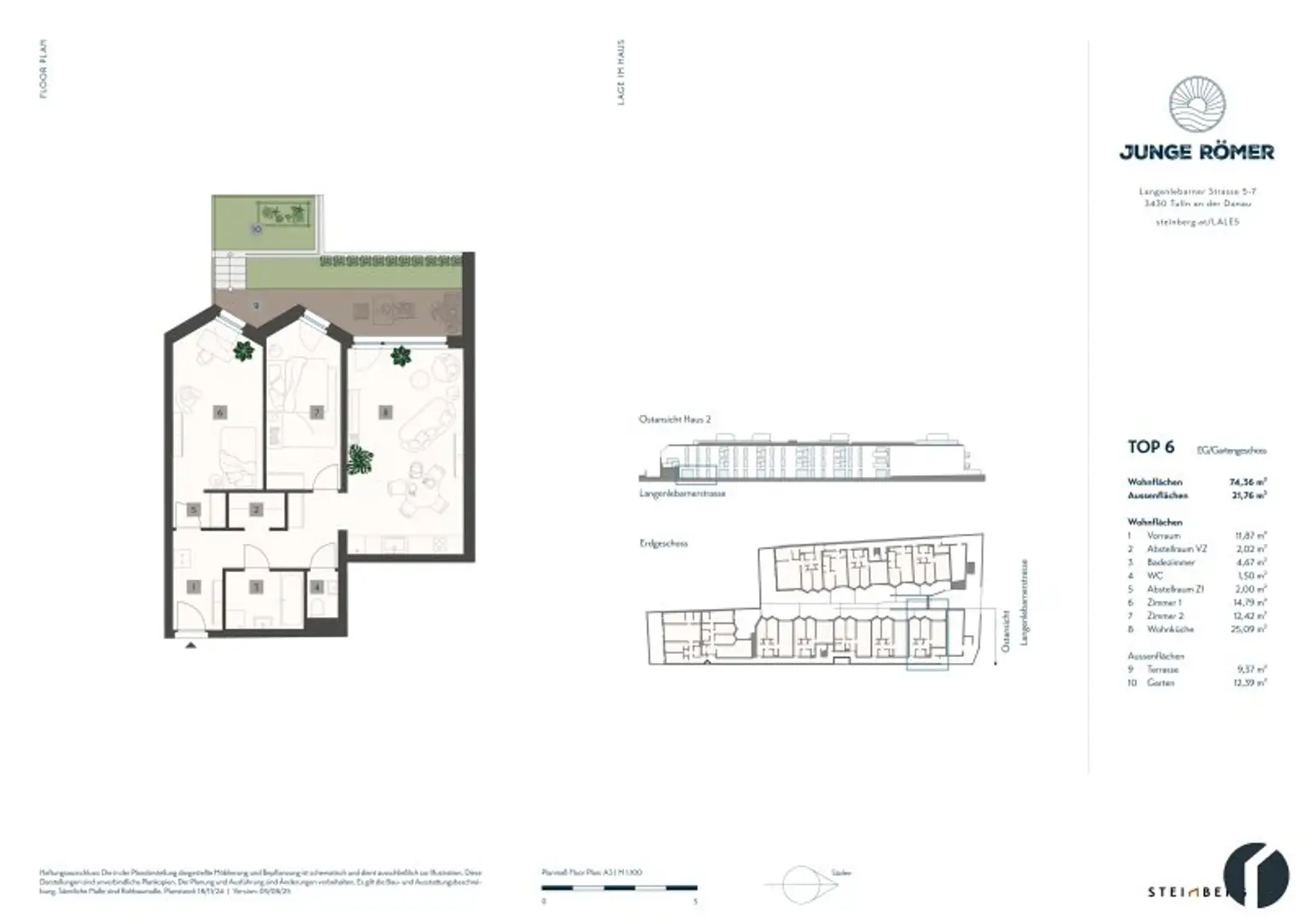 Wohnungsplan Top 6