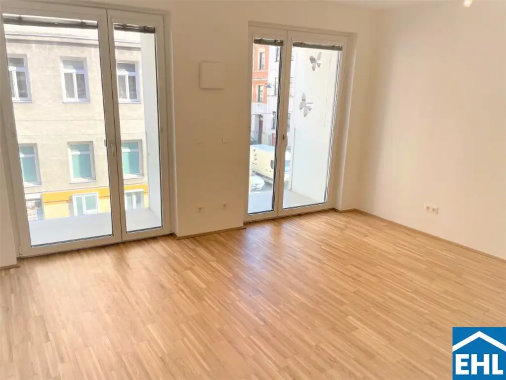 Perfekt aufgeteilte 2 Zimmerwohnung mit Balkon