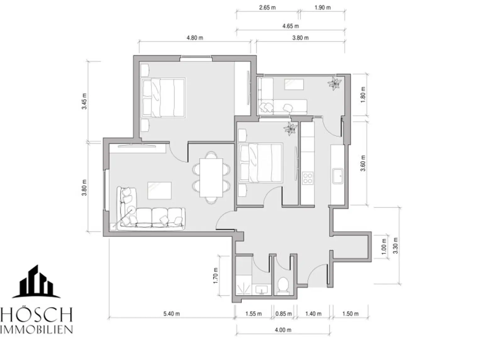**4,6 % Nettorendite** 3er WG-HIT PROVISIONSFREI – Vollrenoviert mit Loggia und TOP Anbindung in Hernals