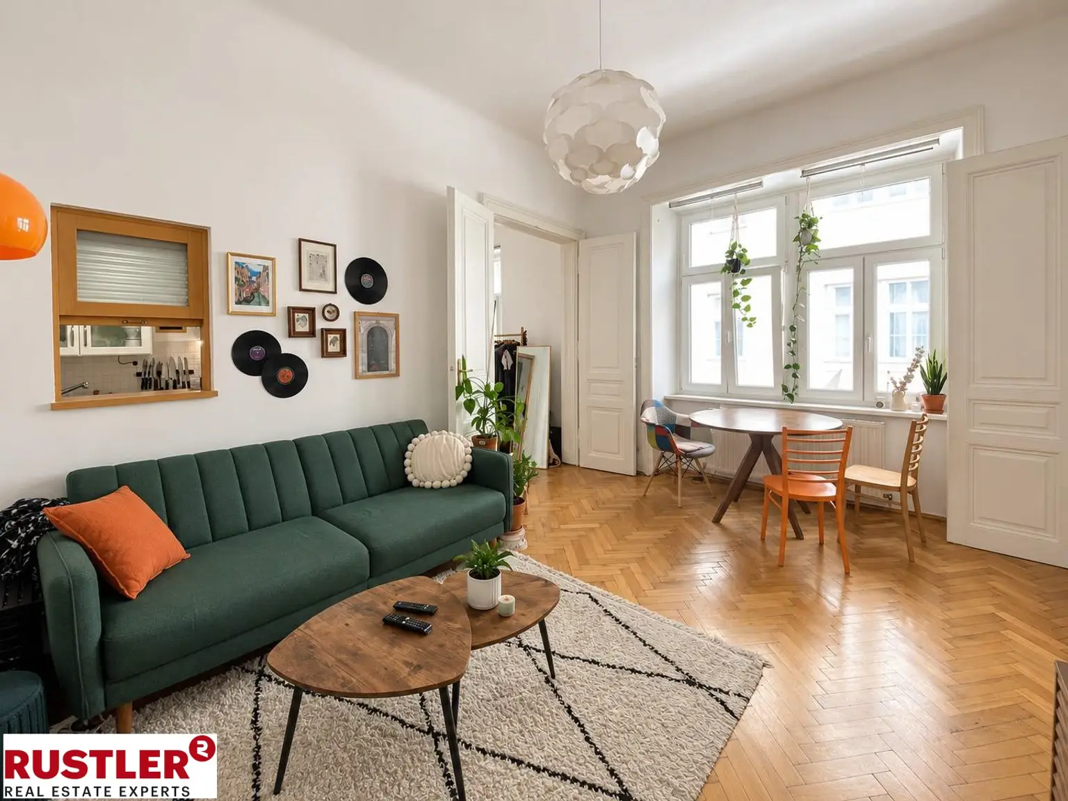 Wohnzimmer aufgeräum