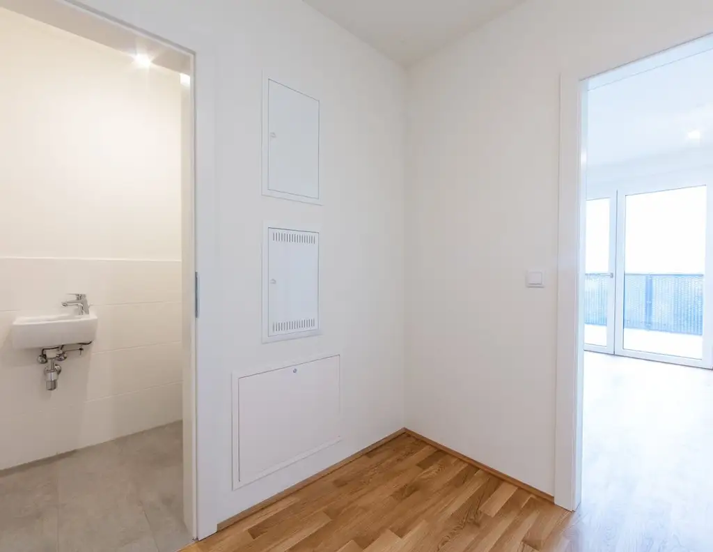 Neuwertige vermietete 3-Zimmer-Wohnung inkl. Westbalkon am Genochplatz