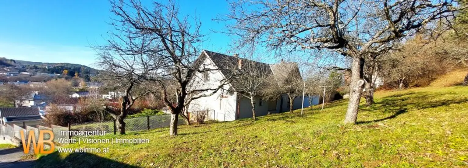 Panorama 200m² WFL, 2 Wohngeschoße, großer Garten, Obstbäume, Wald