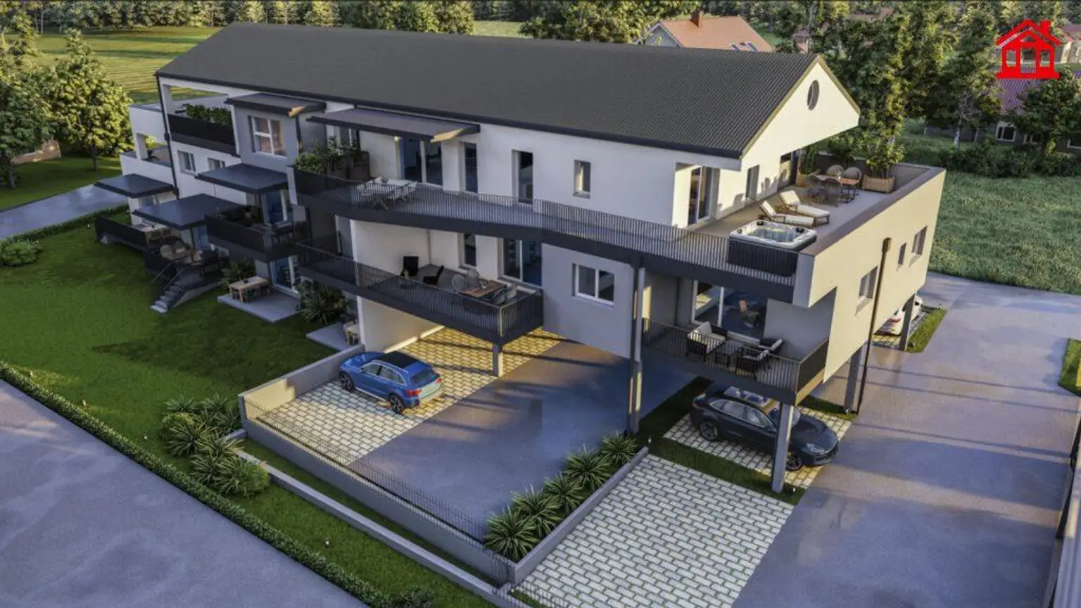 Eckgartenwohnung in Bad Gams, Nähe Badesee, Top 1