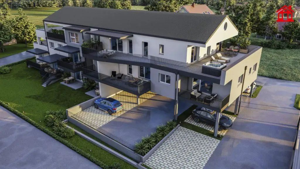 Eckgartenwohnung in Bad Gams, Nähe Badesee, Top 1