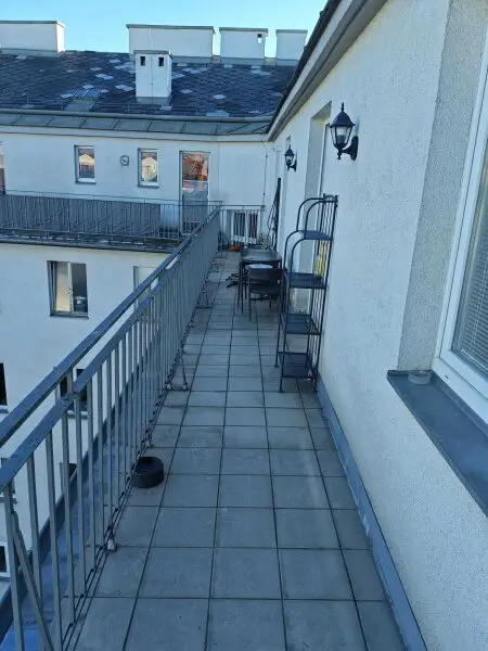 Ansicht - Moderne 2 Zimmer Wohnung mit großem Balkon und Weitblick Miete 4. Bezirk Wien