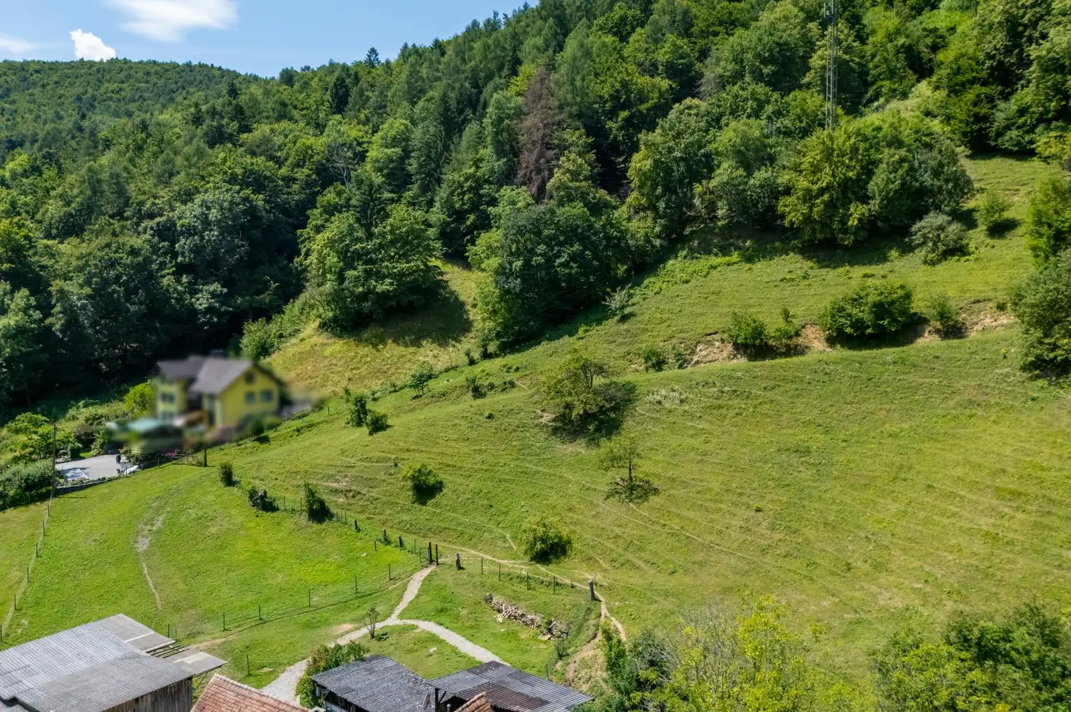 Landwirtschaftliches Anwesen mit großzügigem Bauland nahe Thalersee