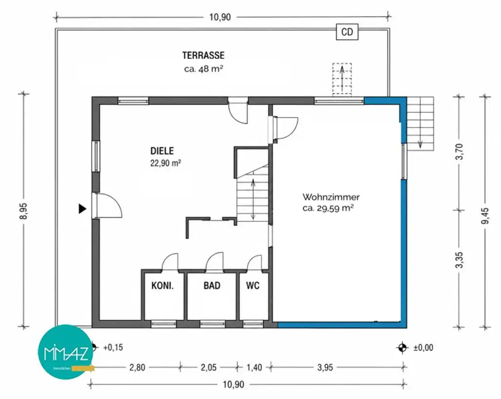 Grundriss Erdgeschoss