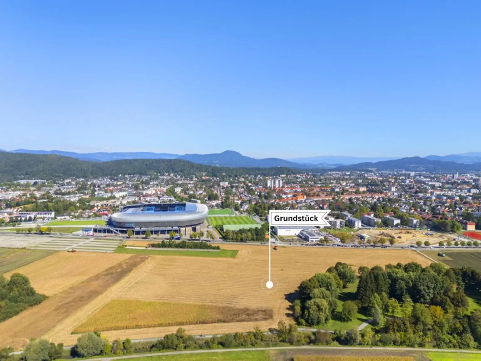 Landwirtschaftliche Flächen mit 15.000m² in Waidmannsdorf - Nähe Fussballstadion