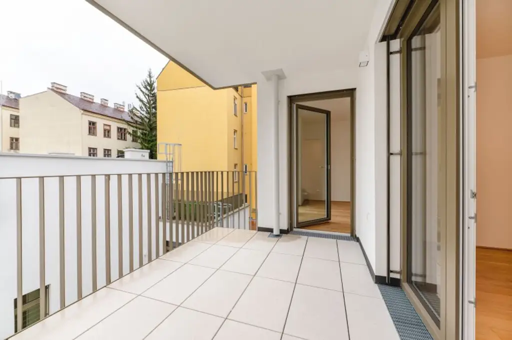 Erstbezug ab Dezember! 2-Zimmer-Balkonwohnung inkl. Stellplatz und Garten zu vermieten!