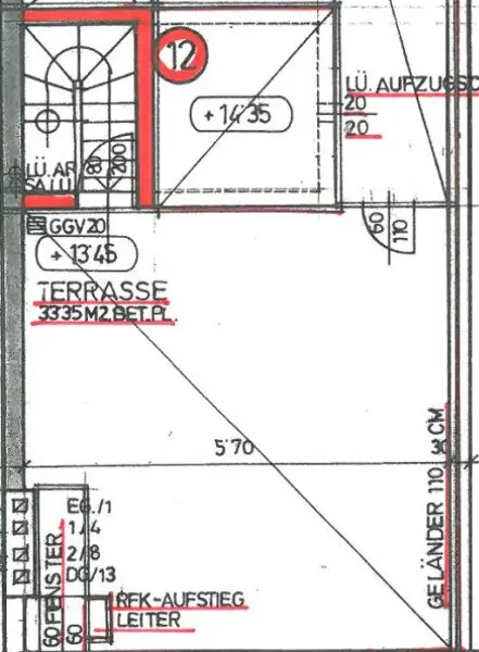 Schöne 4 Zimmer Wohnung mit Terrasse. Nähe Mariahilfer Straße