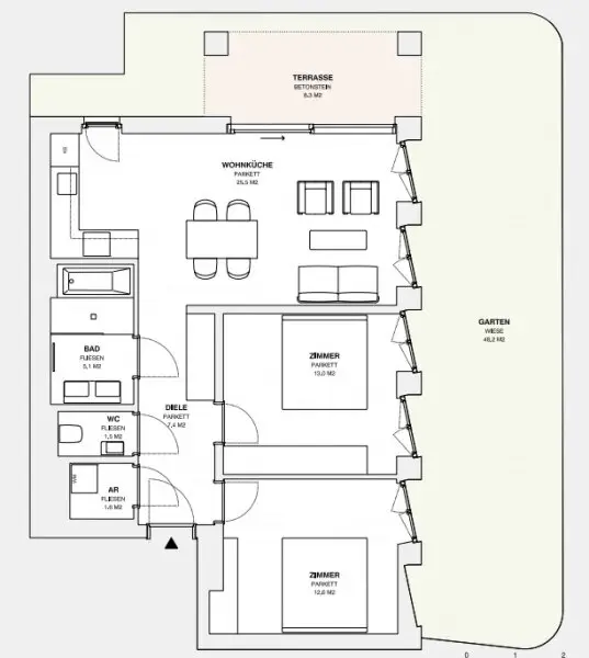 ++MOLLARD 50++ Stilvolle 3-Zimmer-Wohnung mitten im Herzen der Stadt
