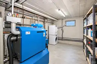 Heizung und Waschmaschine