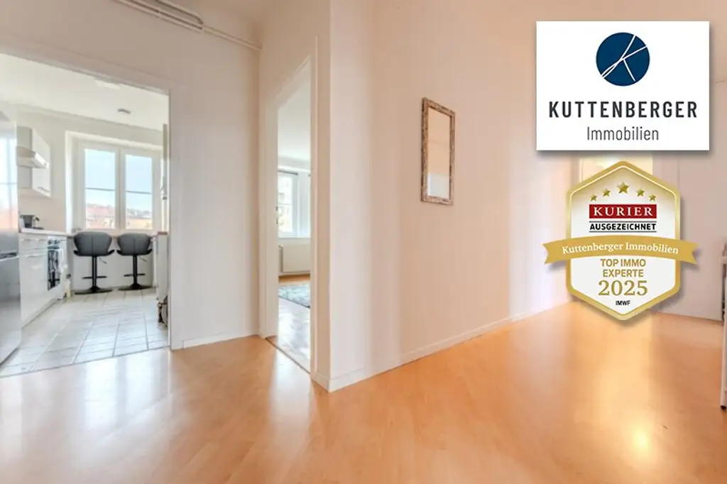 Attraktive 3-Zimmer-Anlegerwohnung mit Balkon im Stadtzentrum