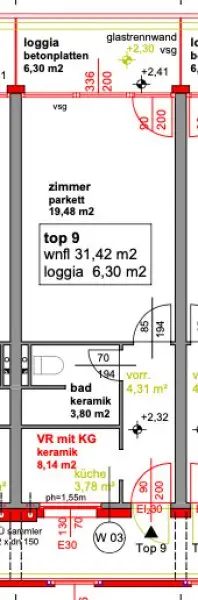 38 m² Apartment mit Loggia im Grünen in Purkersdorf zu mieten!