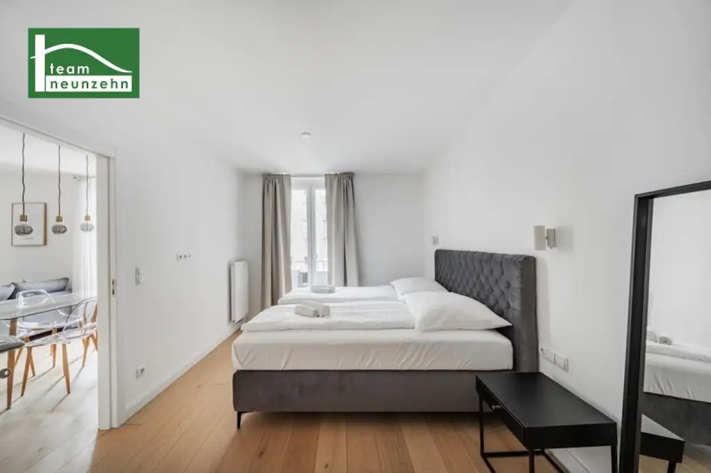Klimatisierte Wohnung in Hofruhelage am Hohen Markt mit Stellplatzberechtigung! 2 Bäder und Balkon!