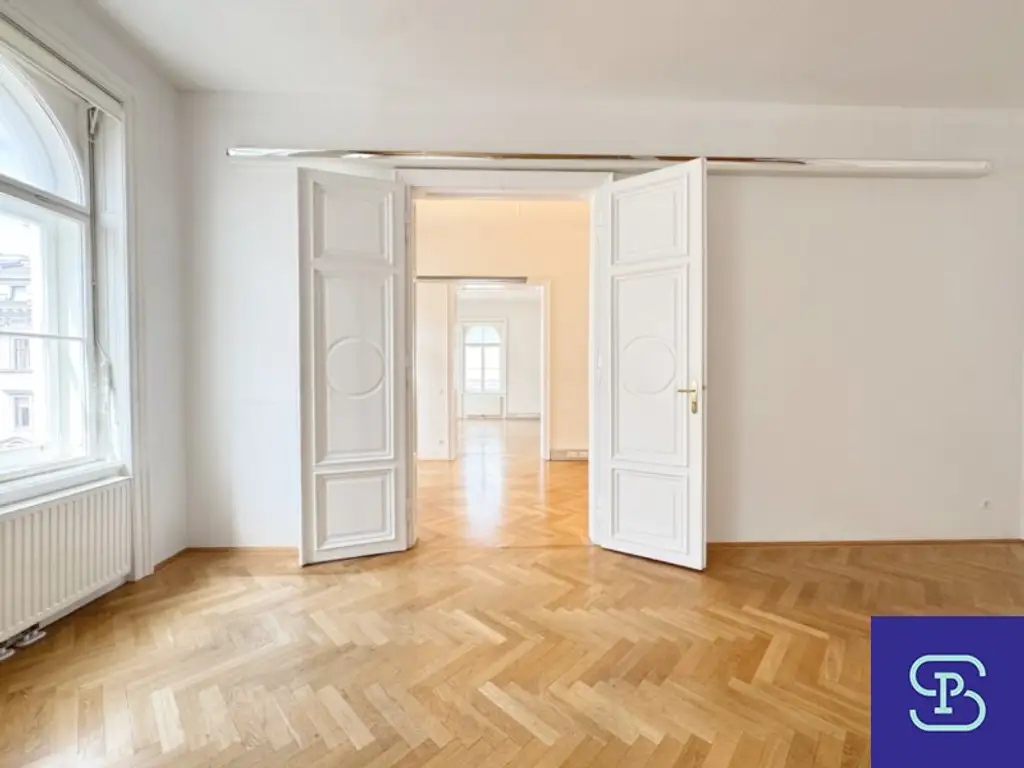 Neutorgasse: Klimatisiertes 193m² Stilaltbau-Büro mit 5 Zimmern und Lift - 1010 Wien