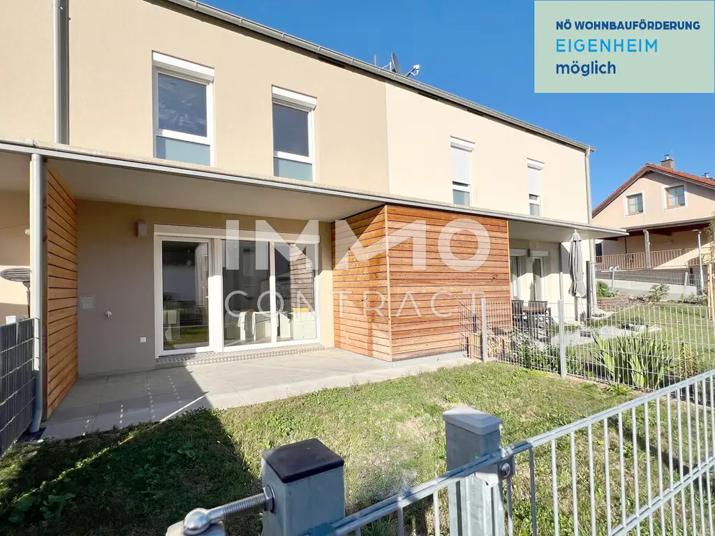 FAMILIENNEST mit GARTEN - *gefördert*
4ZI - Reihenhaus mit viel Stauraum und 2Stellplätzen!