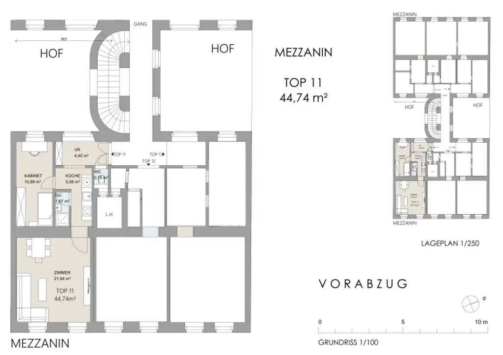 Single-Hit in Traumlage des 3. Bezirks! 1,5 Zimmerwohnung mit effizientem Grundriss!