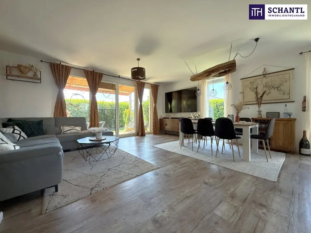 Schnell zugreifen! Moderne Doppelhaushälfte mit Terrasse, Garten & vielen Extras in familienfreundlicher Lage in Mitterndorf an der Fischa – nur wenige Kilometer von Wien entfernt!