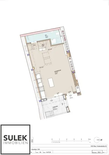 Dachgeschoßwohnung im Herzen des 2. Bezirks – 63 m² Wohnkomfort