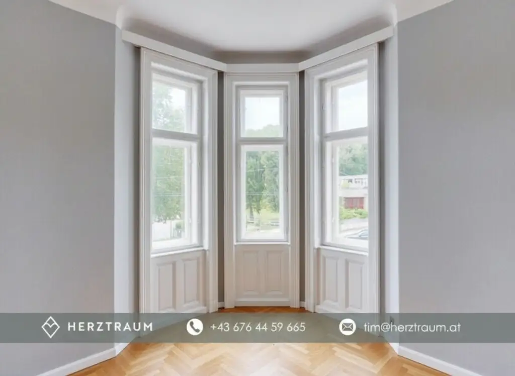 Altbaujuwel mit 77,66 m² – Erkerwohnung mit Süd-Ausrichtung – Hochwertig generalsaniert mit Mitgestaltungsmöglichkeit – PROVISIONSFREI