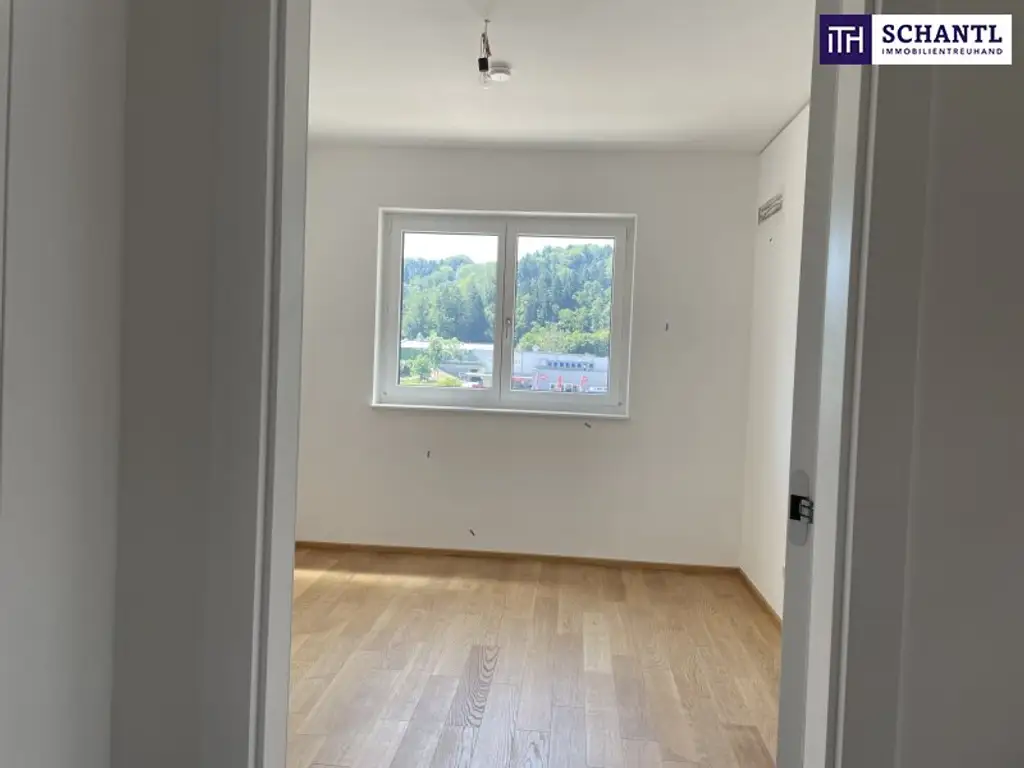 RIESIGE DACHTERRASSE + HOCHWERTIGE AUSSTATTUNG + SÜD/WEST Ausrichtung! + Tiefgarage! Nur 7 Min. von Graz entfernt!!