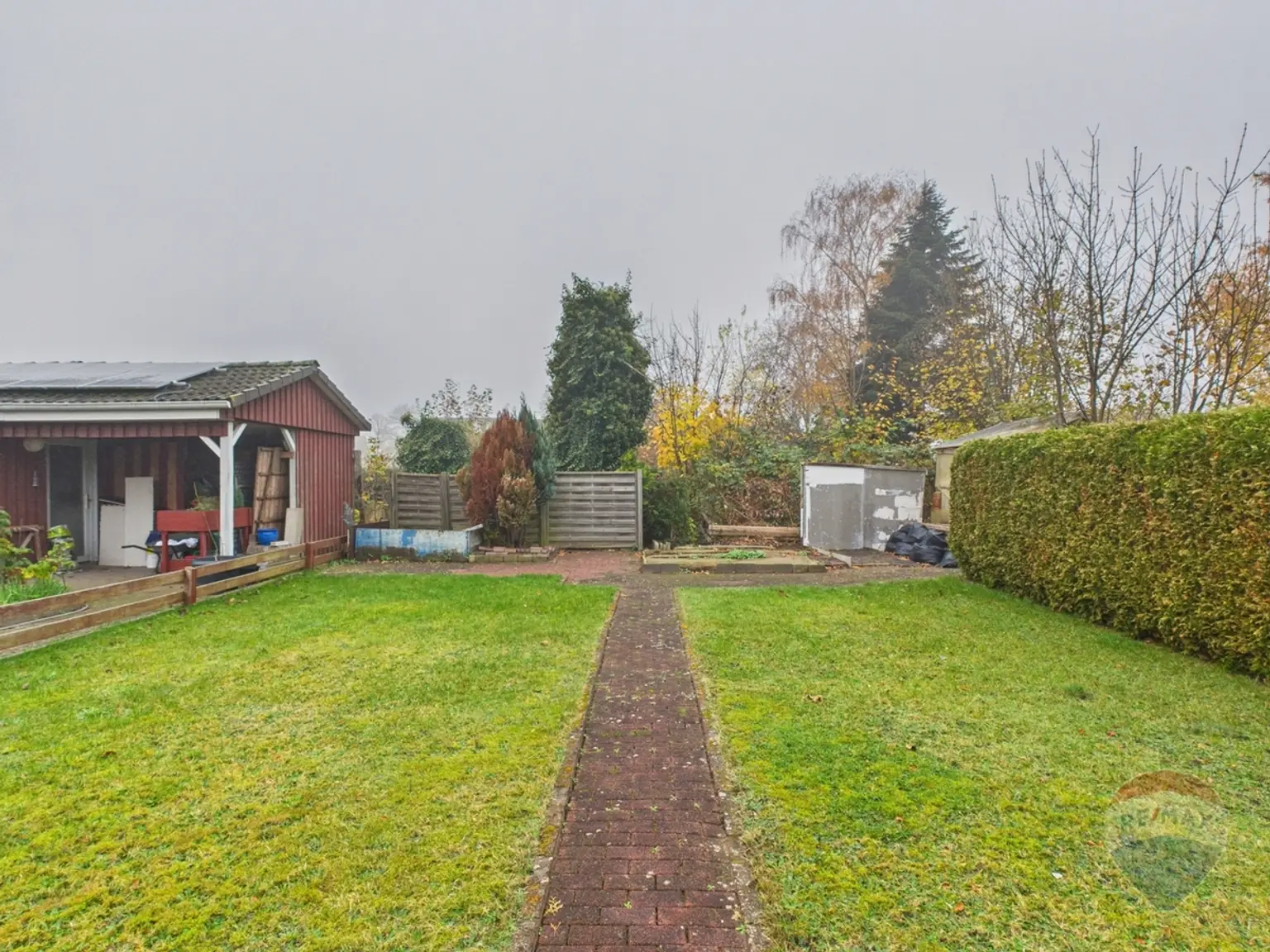 Hinterer Bereich im Garten