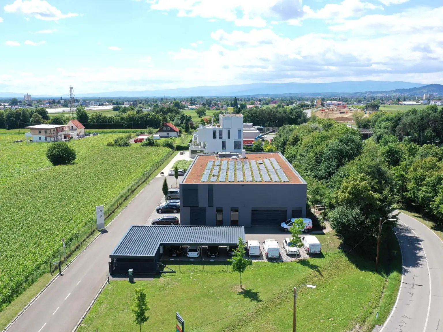 Luftbild Rückansicht