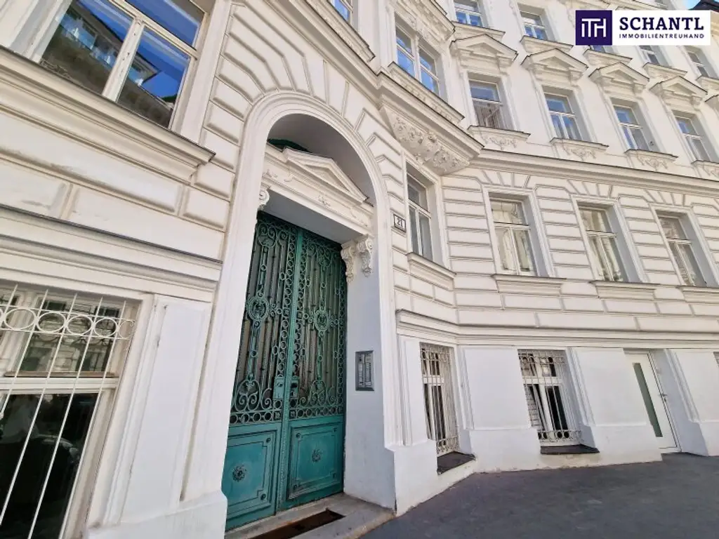 ***Charmantes Bürojuwel im 3. Bezirk nahe Schloss Belvedere – Erstbezug nach Sanierung in einem prunkvollen Altbauhaus***
