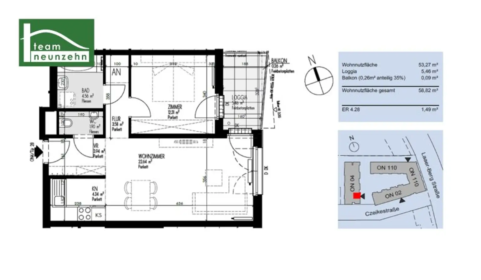 Czeikestraße 4 Top 28