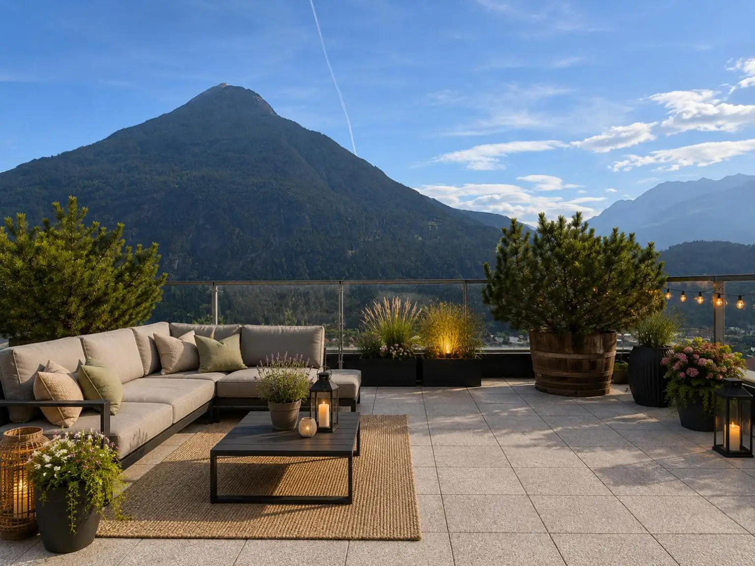 Wohnung - Terrasse Visualisierung.