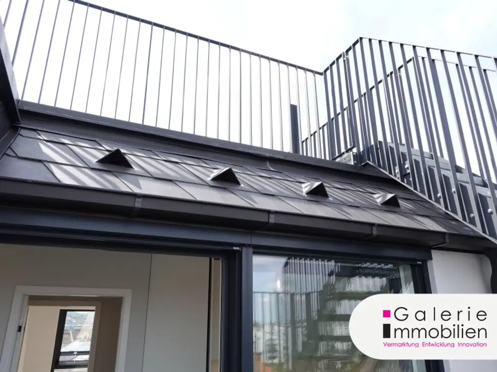 VIDEO: 360°-Ausblick auf Wien: Hochwertige 2-Zimmer-Wohnung mit Klima plus 2 private Dachterrassen!