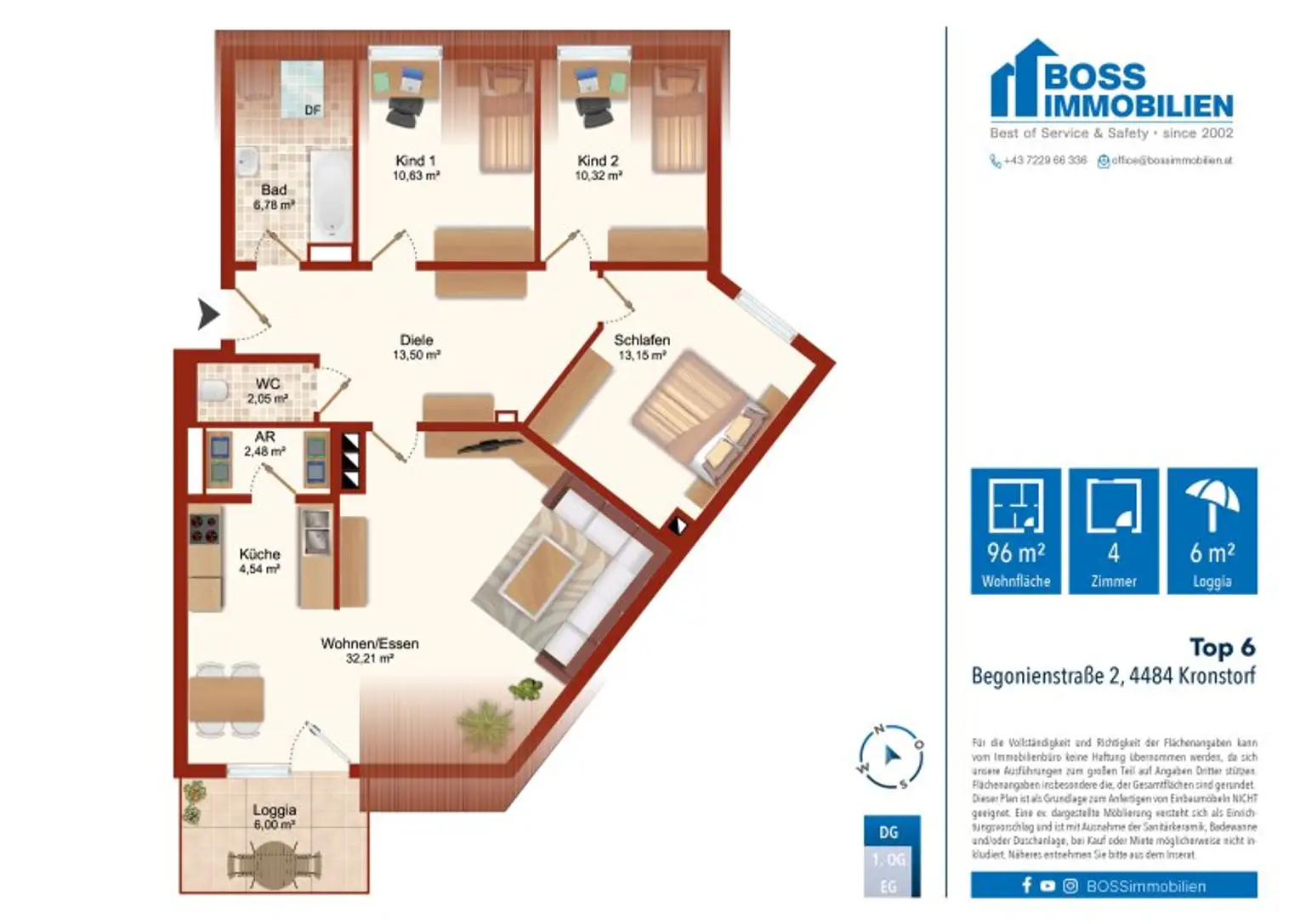 Grundriss_Begonienstraße 2 Top 6