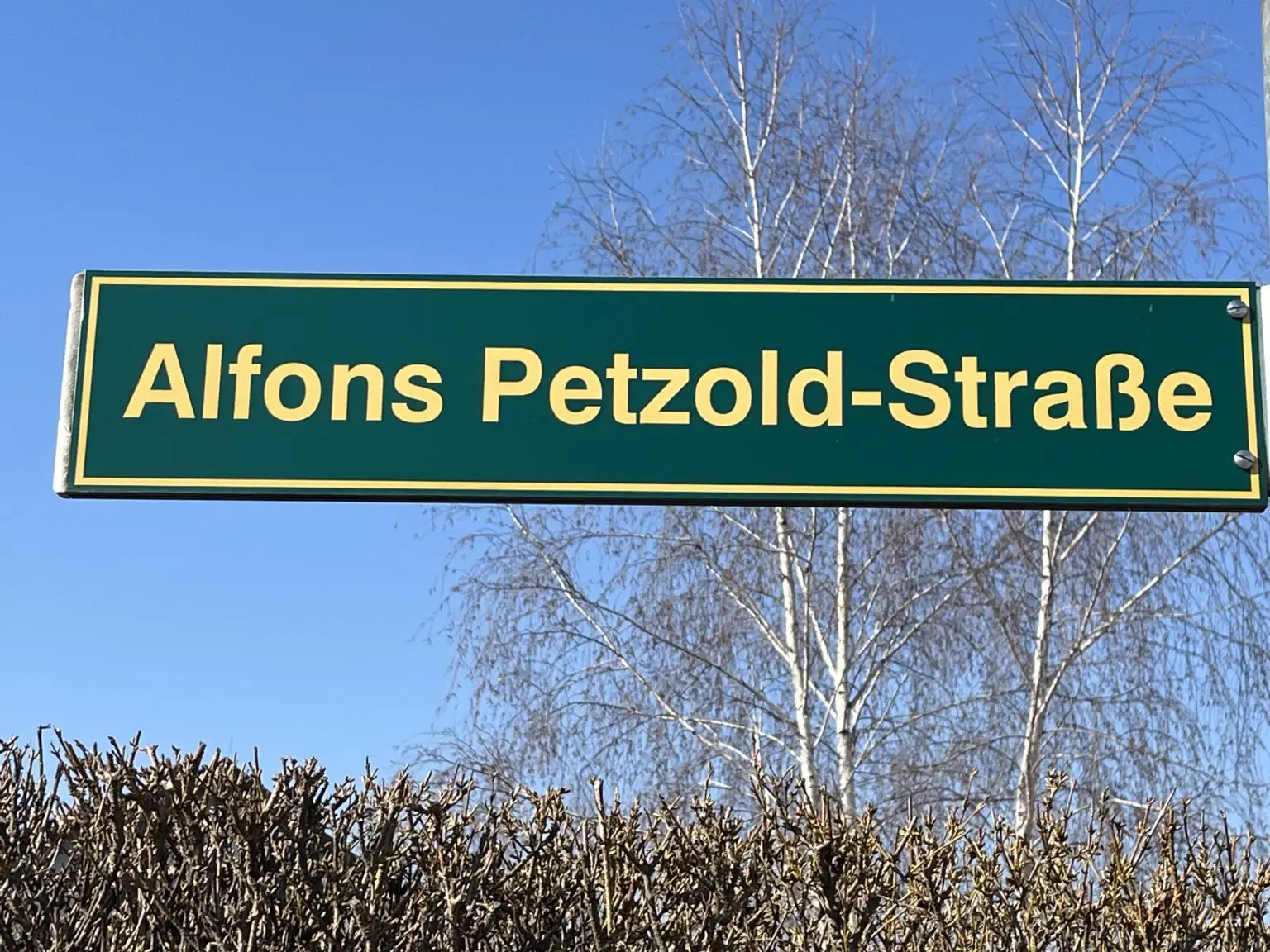 Alfons Petzold Straße