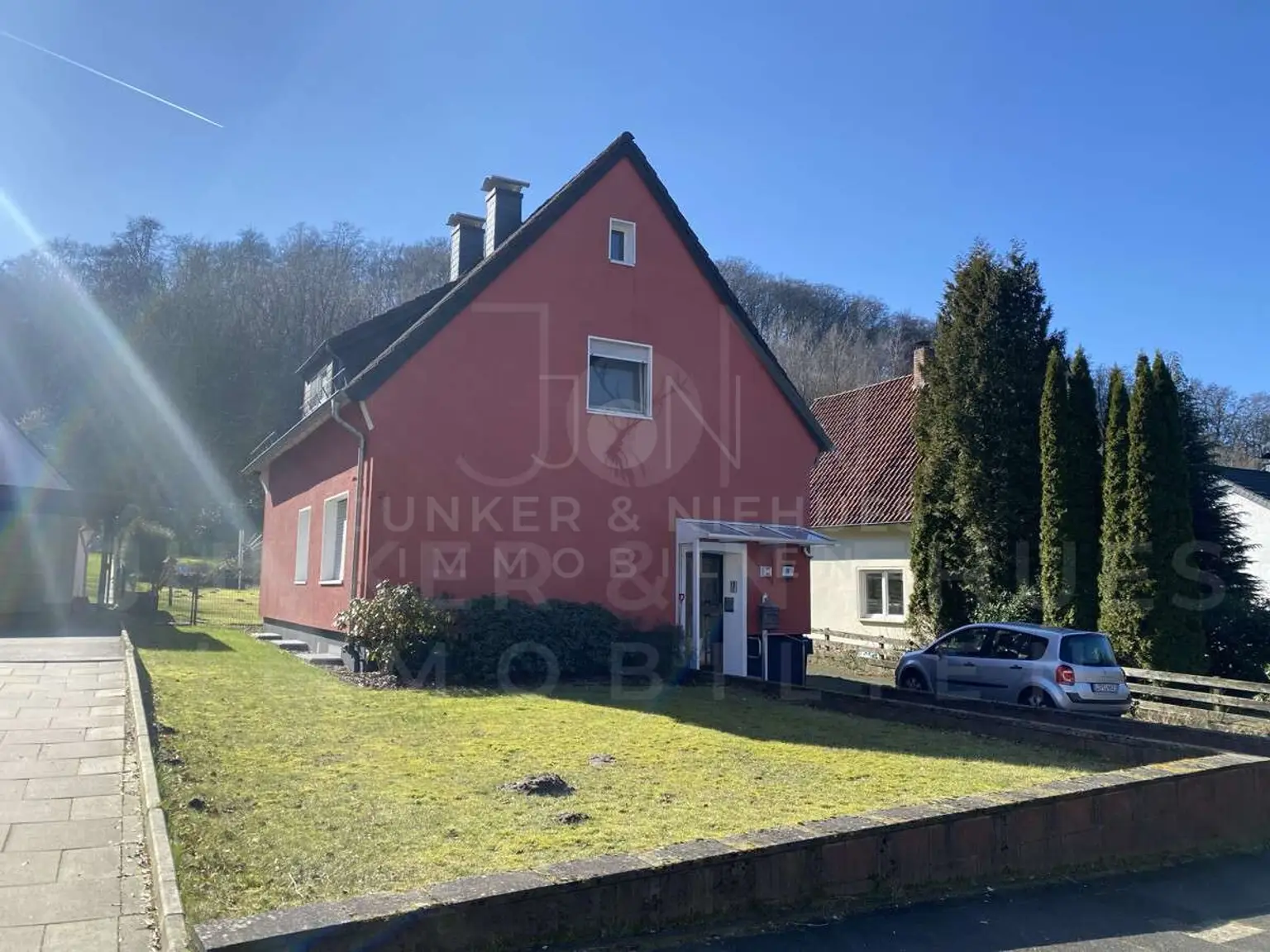 Blick auf das Haus