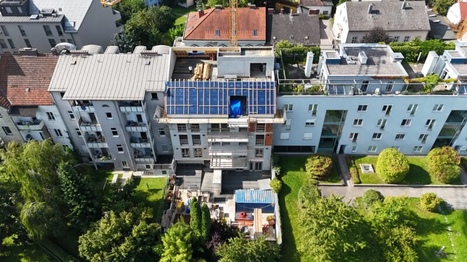 Neubauprojekt Wohnhaus HAGEN8 | ruhiger - grüner - Innenhof | jetzt Rohbau besichtigen