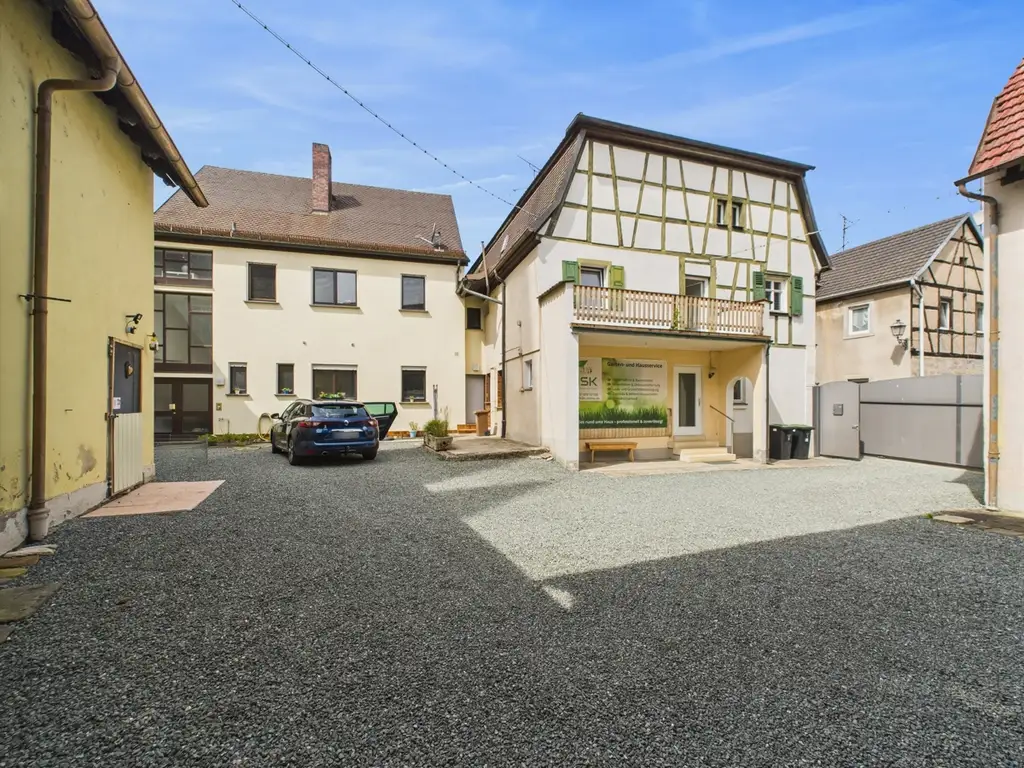 Rückseite Haus Nr. 16 und 17