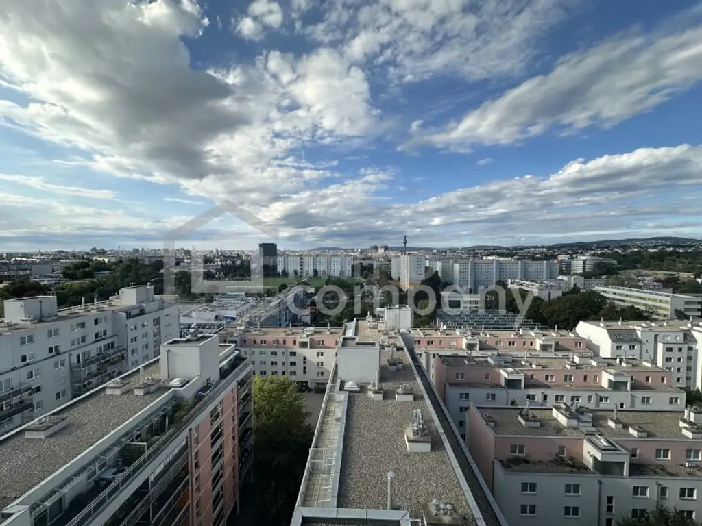 Skyline-Living im 20. Bezirk – 13. Stock, Panoramablick & Garage“