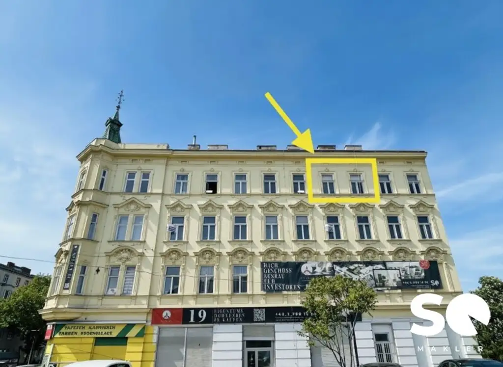 #SQ -  PROVISIONSFREI! ATTRAKTIVE ALTBAUWOHNUNG IN TOPLAGE VON SIMMERING - FRISCH SANIERT
