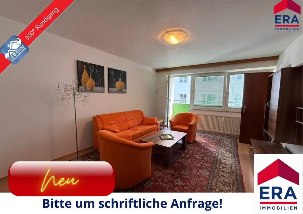 PREISREDUZIERUNG: Helle 2-Zimmer-Wohnung mit großzügiger Loggia in begehrter Lage im Donaufeld