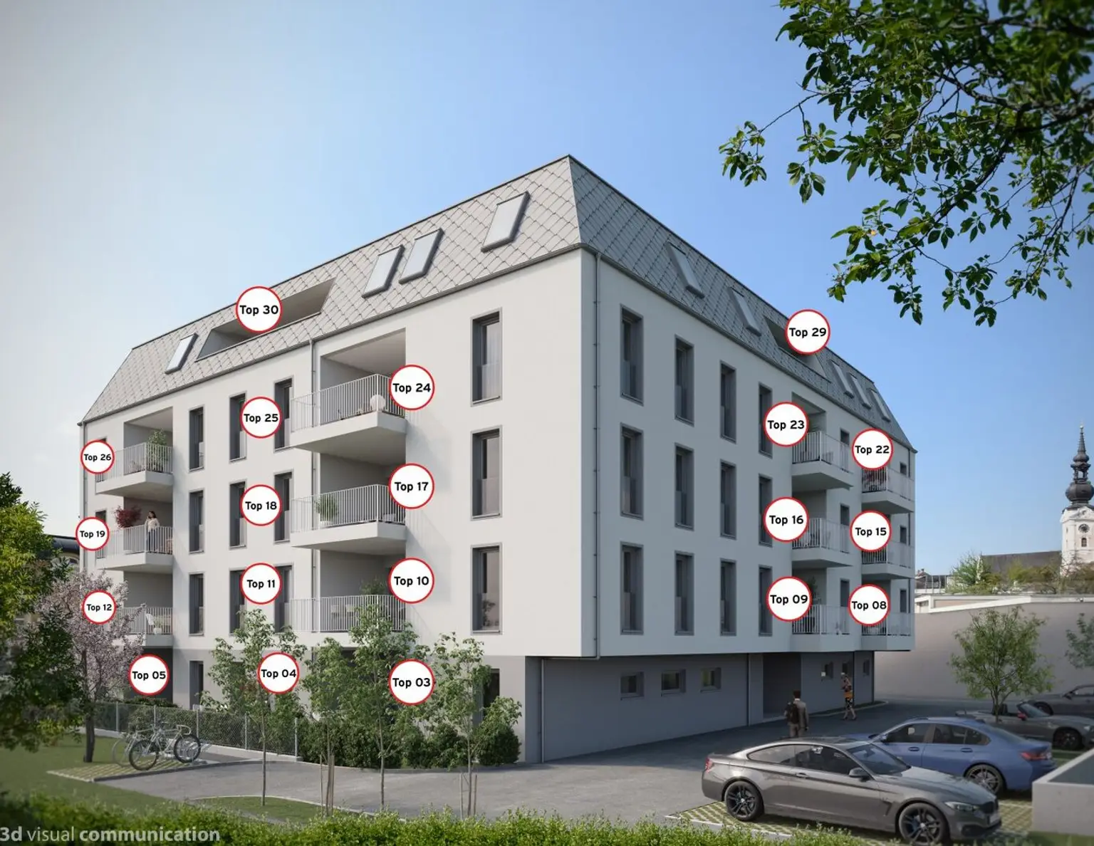 Terrassenwohnung Top 16 - Neubauprojekt "STADTHAUS D2" Kirchdorf - Baubeginn erfolgt