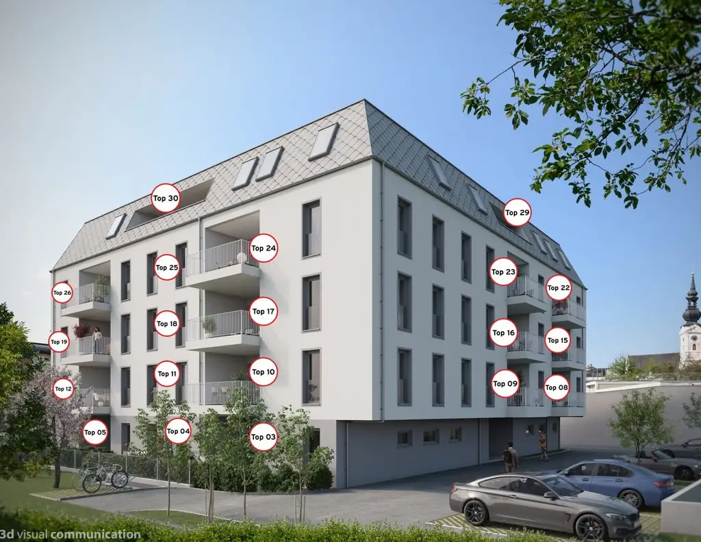 Terrassenwohnung Top 16 - Neubauprojekt "STADTHAUS D2" Kirchdorf - Baubeginn erfolgt