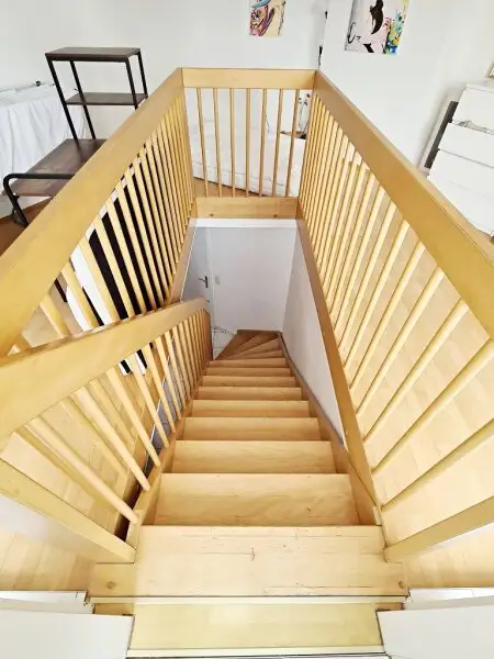 NASCHMARKT-NÄHE, FERNBLICK, 55 m2 Dachgeschoss mit Terrasse, Wohnküche, 1 Zimmer, Galerie, Wannenbad, Parketten, Eggerthgasse